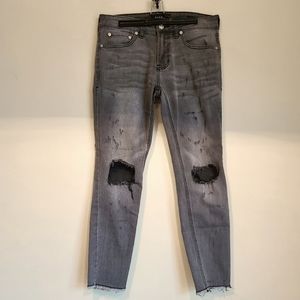 PacSun Skinniest Distressed Black Jeans